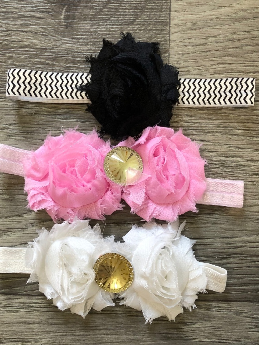 Headband baby girl set / hair accessories /newborn toddler kids floral bow Prop